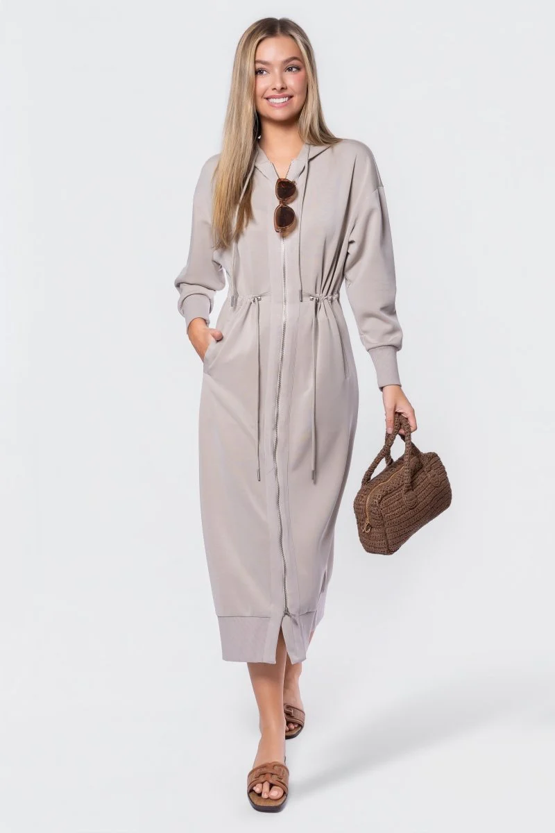 Mina Dress 50" (Khaki) - Image 2