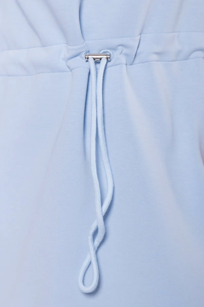Mina Half Zip Dress 42" (Baby Blue) - Image 6