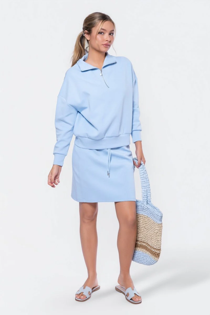 Mina Skirt 20" (Baby Blue)