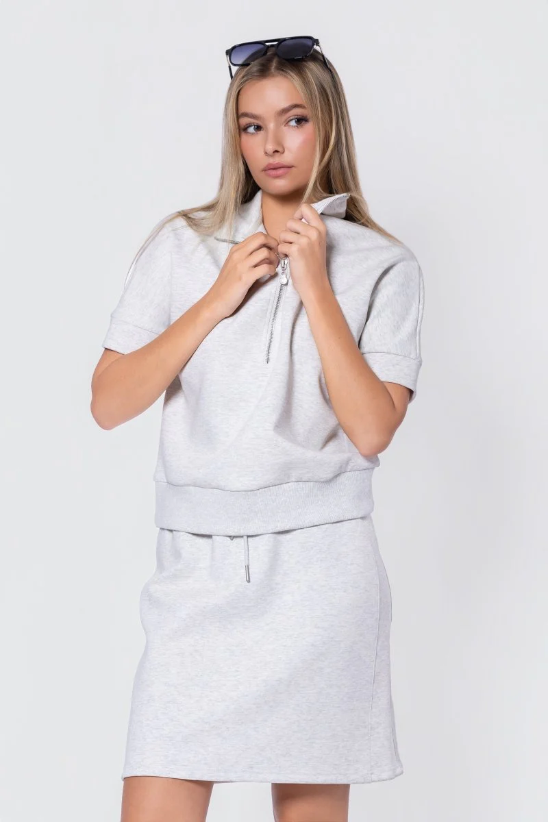 Mina Skirt 20" (Light Grey) - Image 5