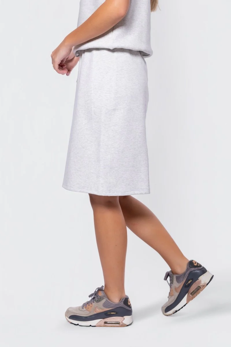 Mina Skirt 23" (Light Grey) - Image 3