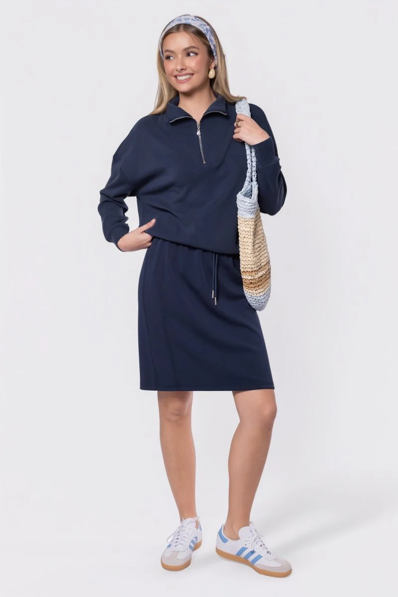 Mina Skirt 23" (Navy)