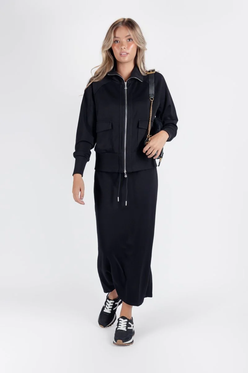 Mina Skirt 35" (Black) - Image 5
