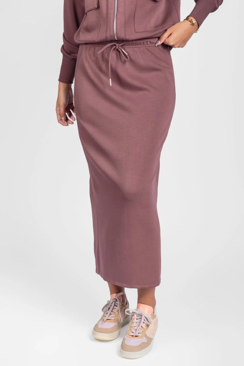 Mina Skirt 35" (Plum) - Image 3