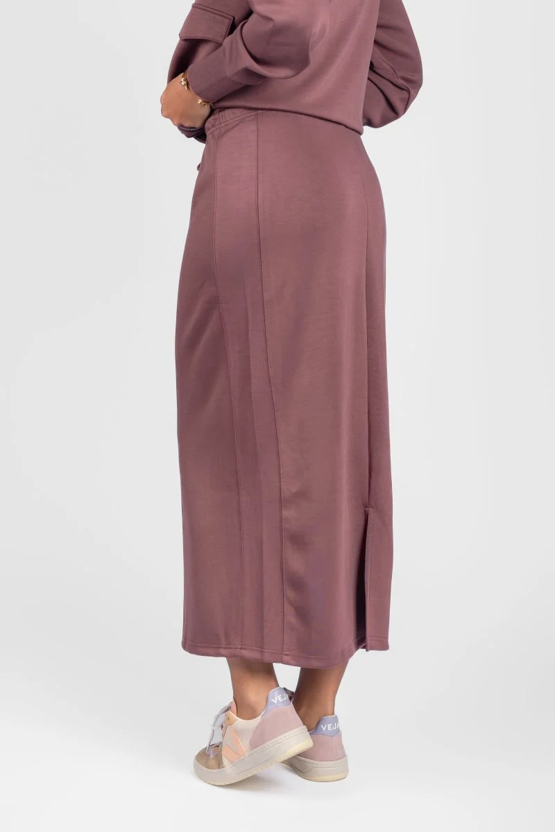 Mina Skirt 35" (Plum) - Image 5