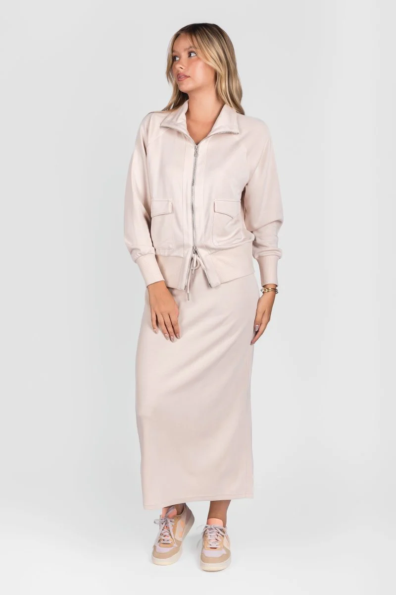 Mina Skirt 35" (Stone) - Image 4
