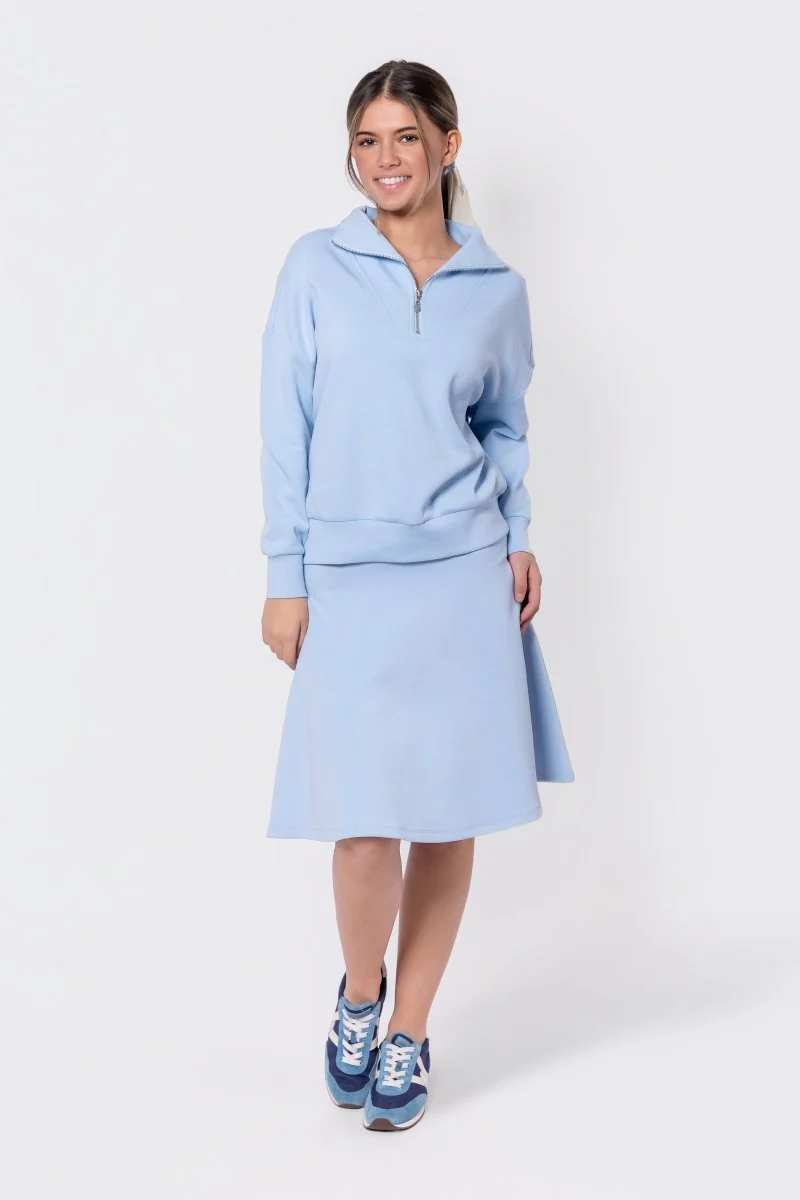 Mina Swing Skirt 23" (Baby Blue)