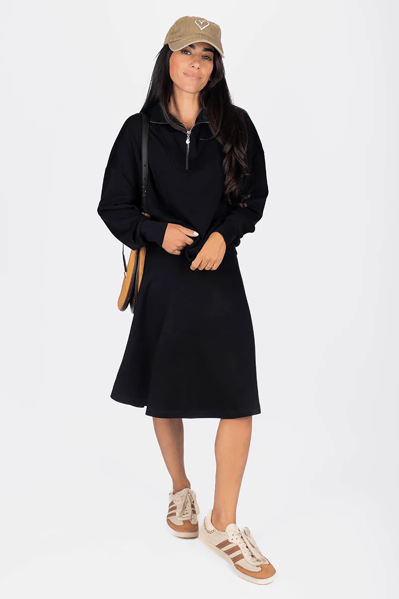 Mina Swing Skirt 23" (Black)