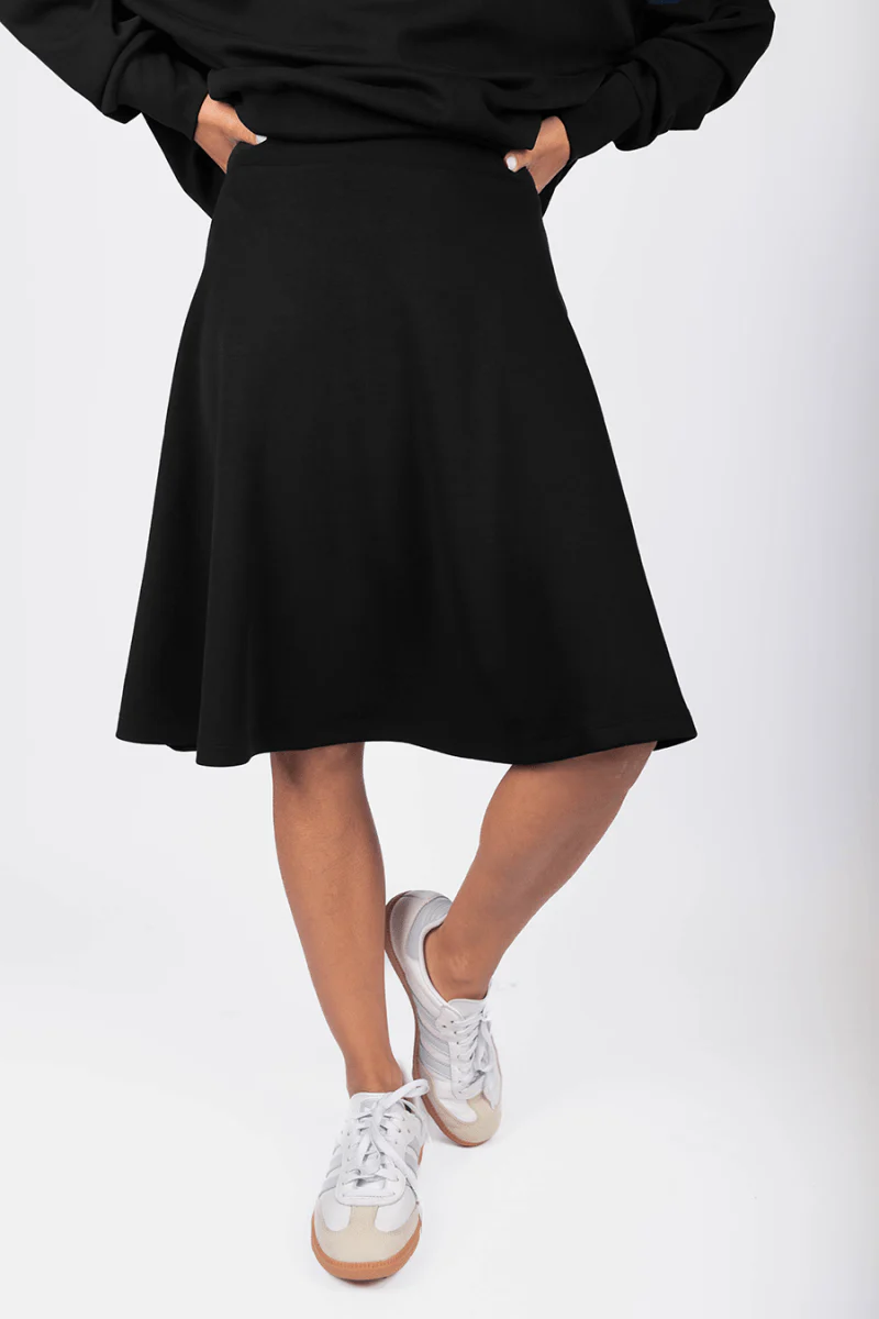 Mina Swing Skirt 23" (Black) - Image 2