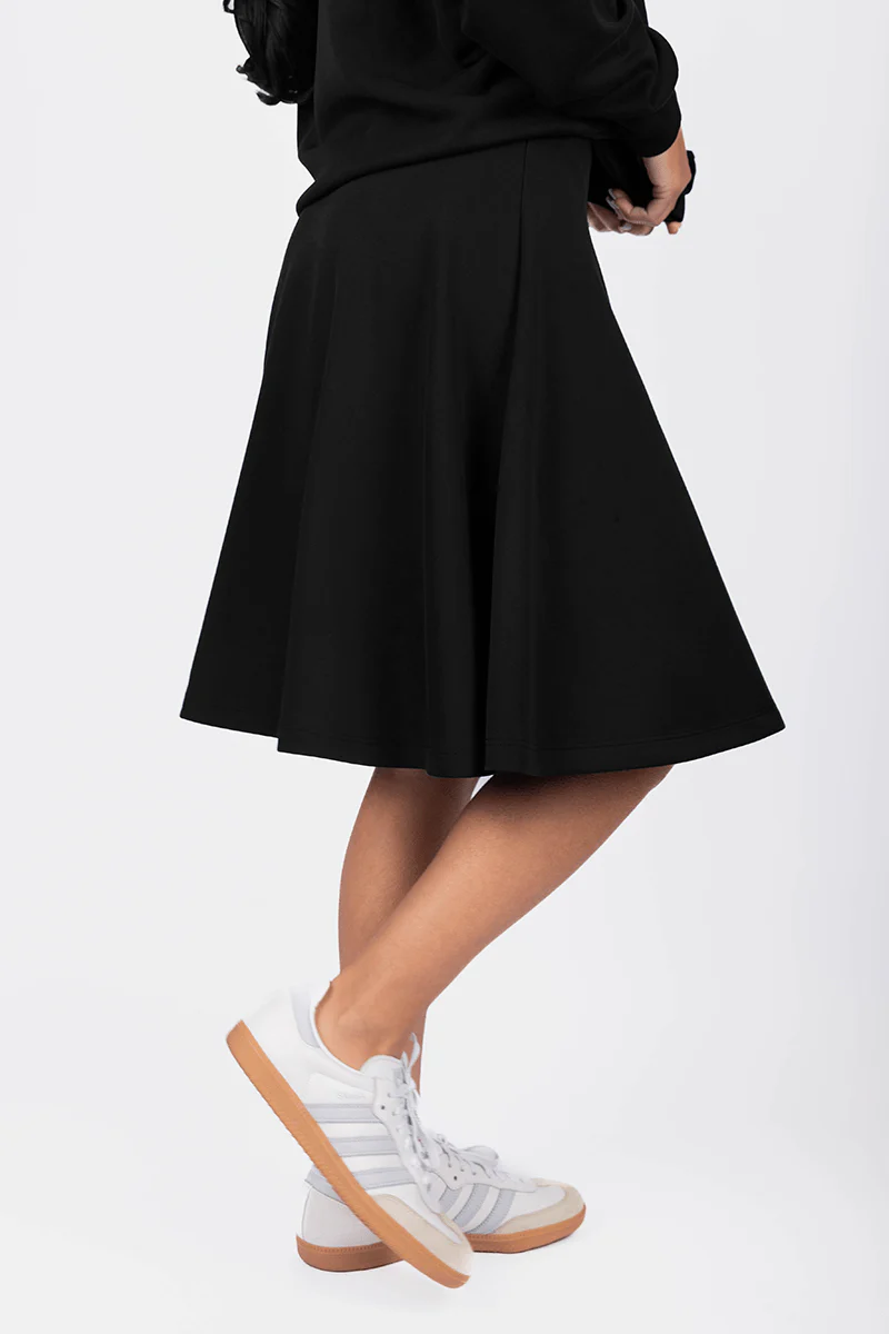 Mina Swing Skirt 23" (Black) - Image 3