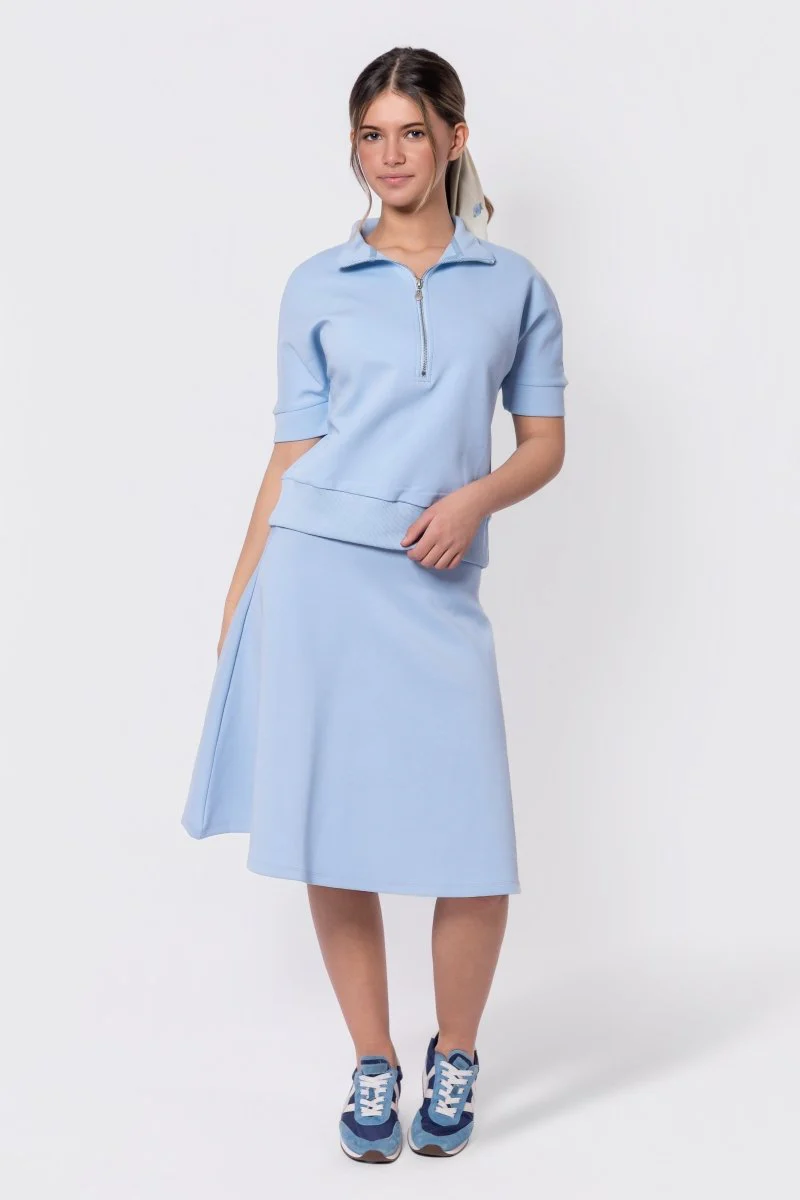 Mina Swing Skirt 26" (Baby Blue)