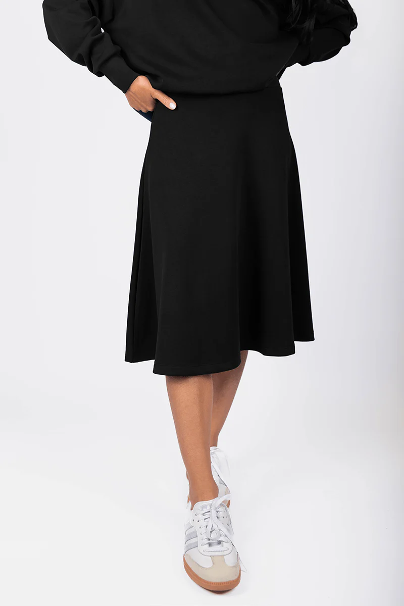 Mina Swing Skirt 26" (Black) - Image 2
