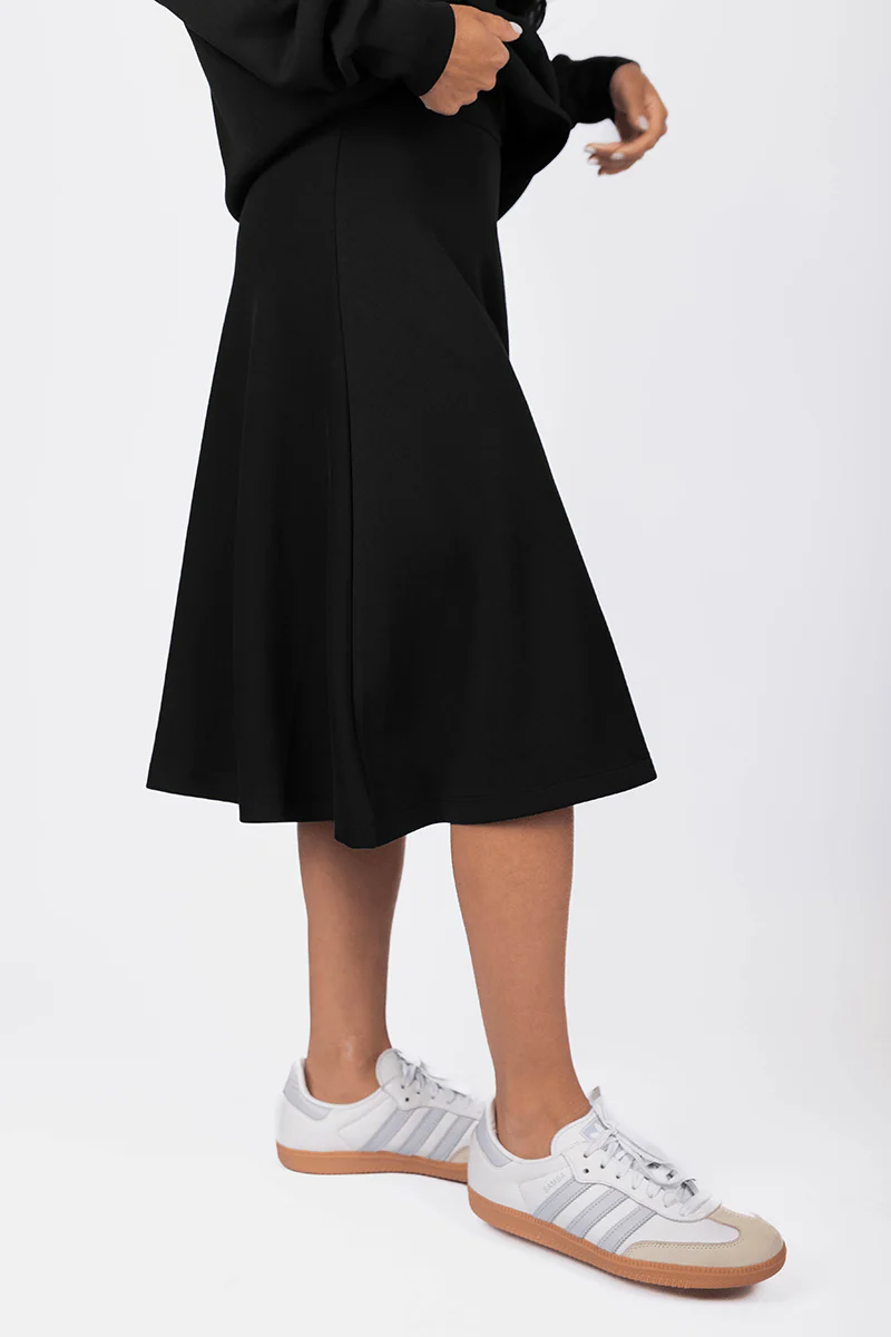 Mina Swing Skirt 26" (Black) - Image 3