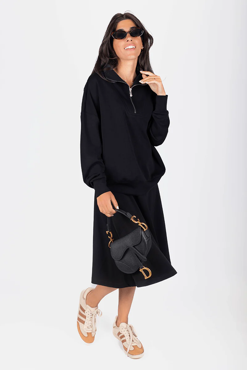 Mina Swing Skirt 26" (Black) - Image 4