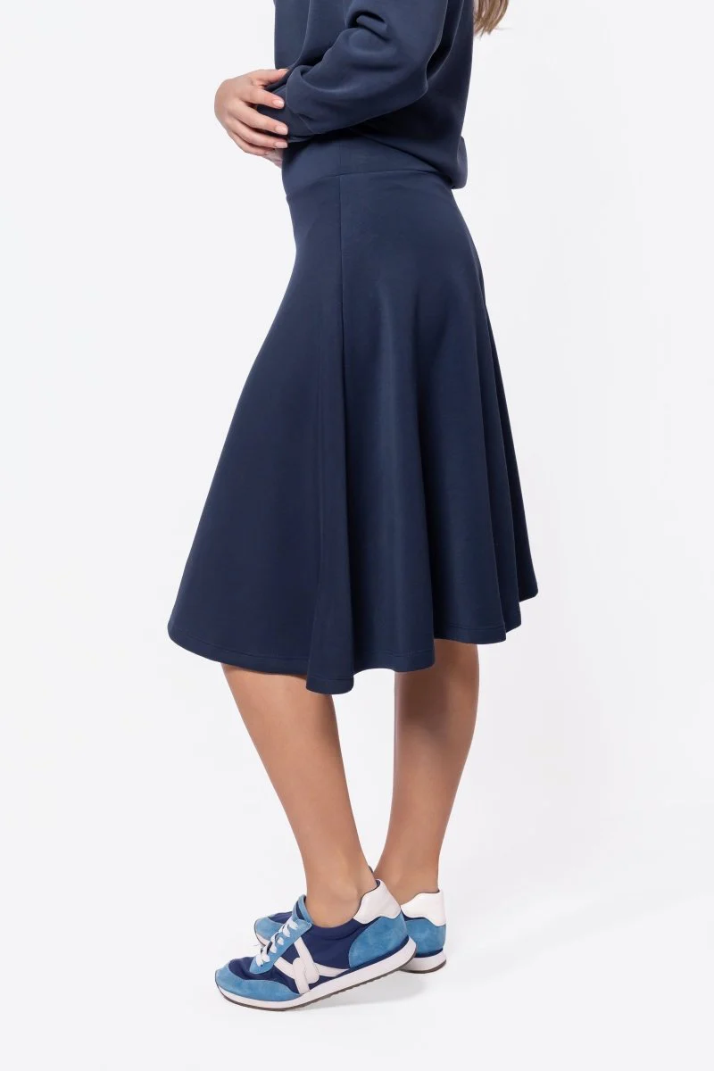 Mina Swing Skirt 26" (Navy) - Image 3
