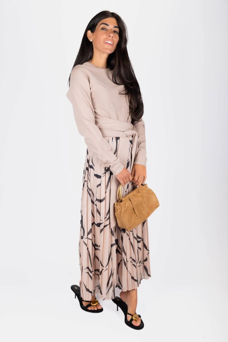 Mira Skirt (Beige) - Image 2