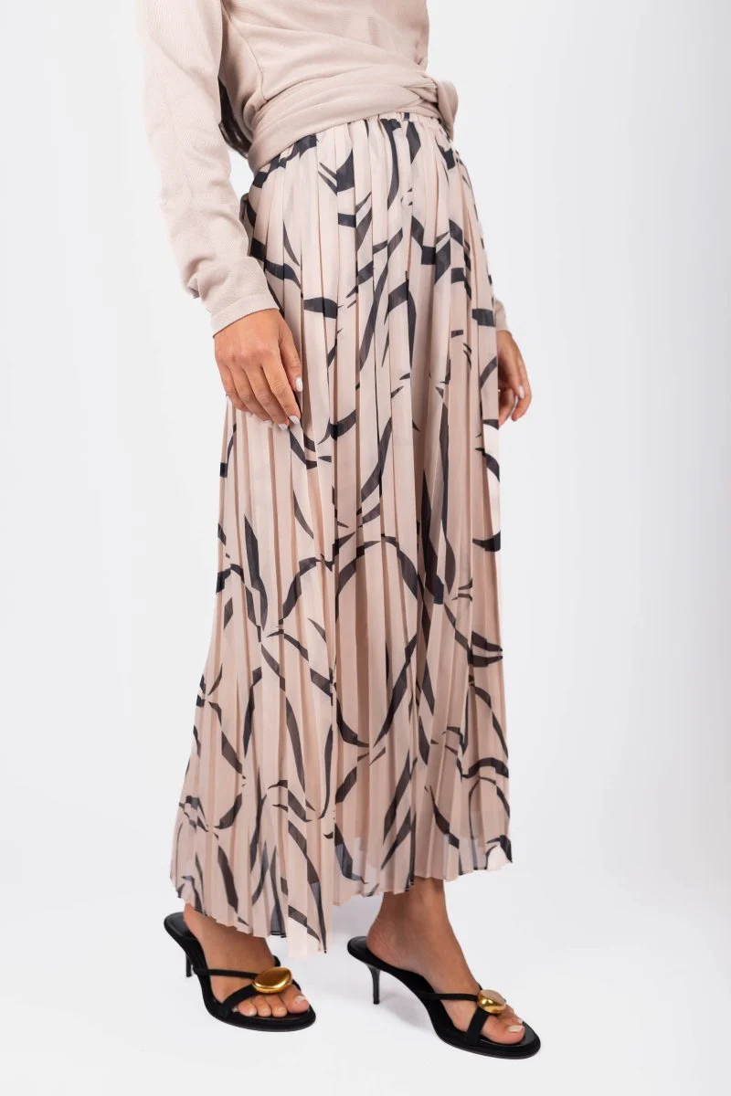 Mira Skirt (Beige) - Image 3