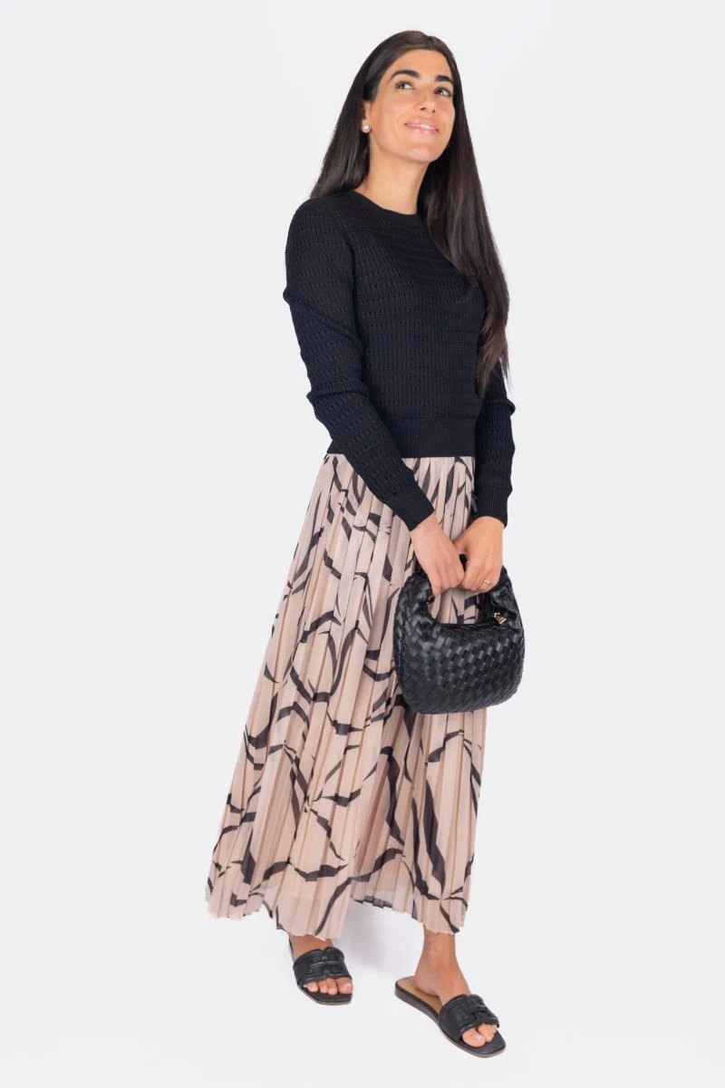 Mira Skirt (Beige) - Image 5