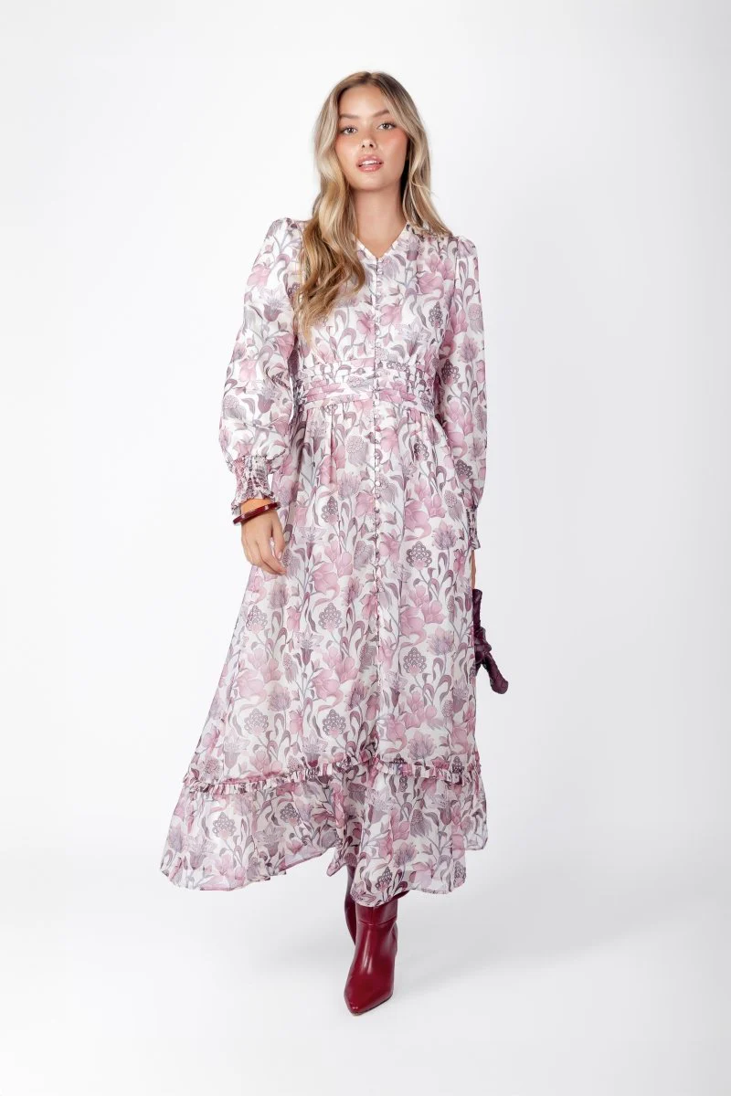 Miren Dress (Light Plum) - Image 3
