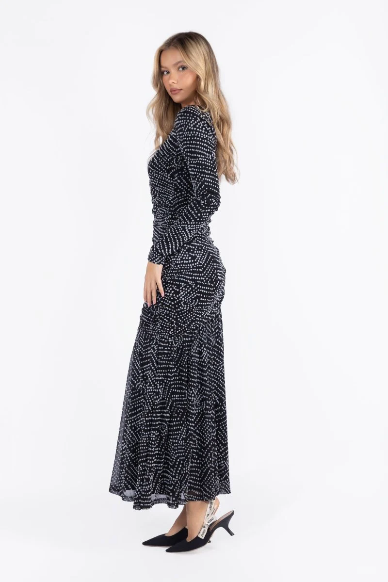 Miri Dress (Black Polka Dot) - Image 5