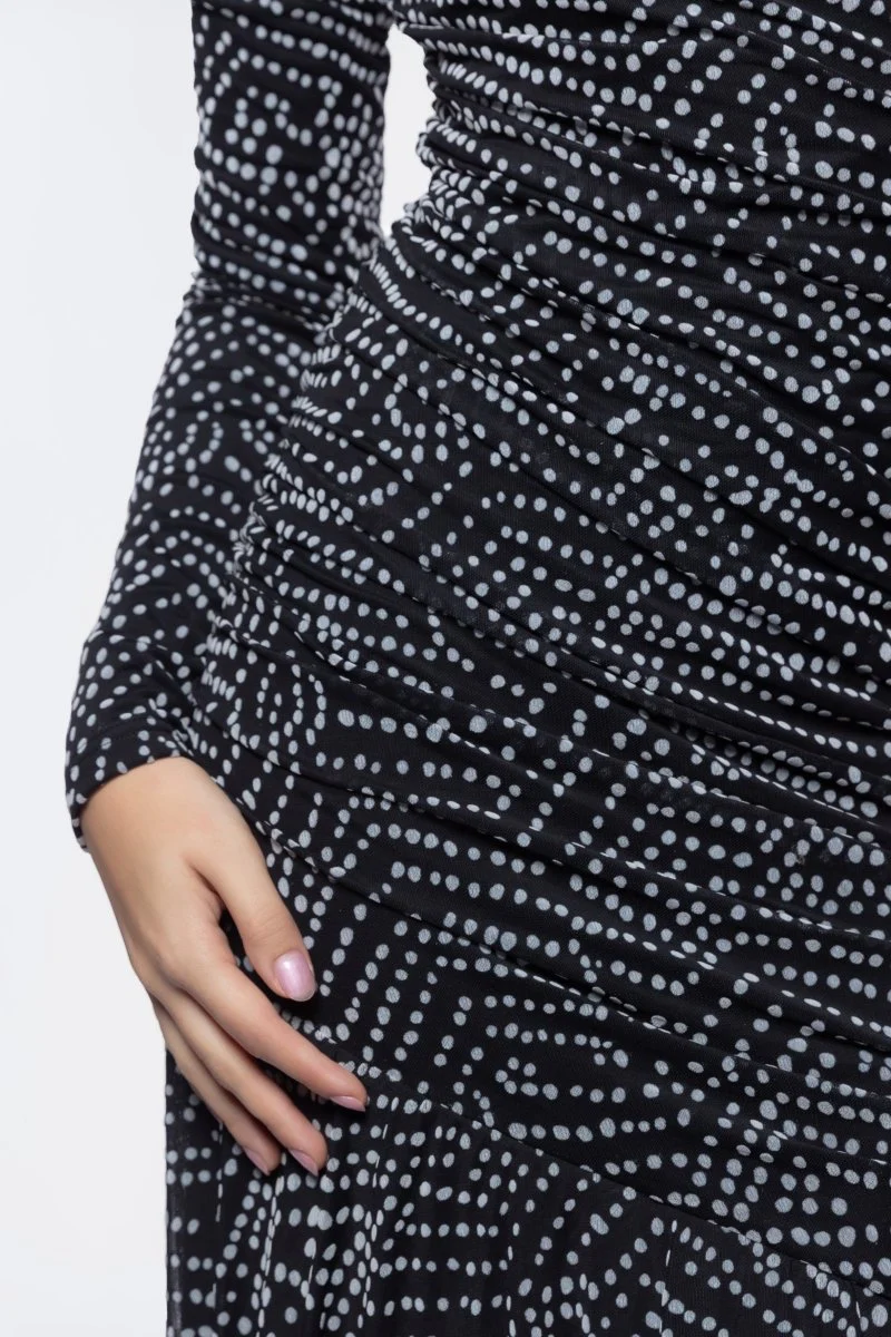 Miri Dress (Black Polka Dot) - Image 6