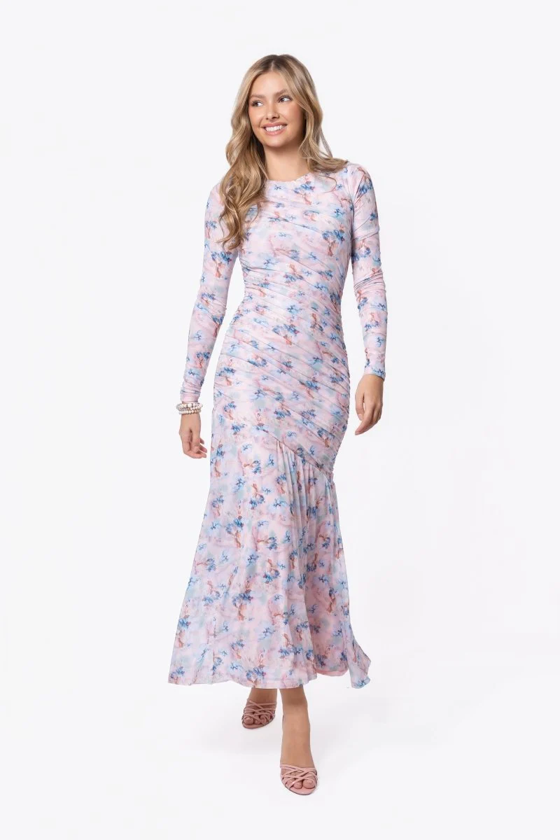 Miri Dress (Light Pink Flower) - Image 3