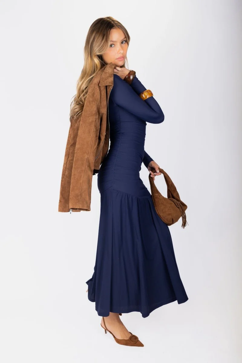 Miri Dress (Navy) - Image 3