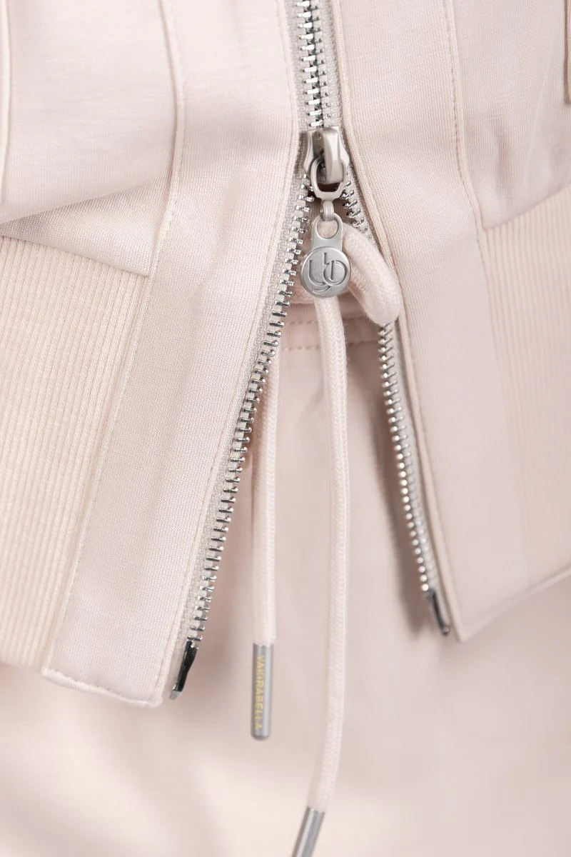 Mina Zip Up Jacket (Stone) - Image 5