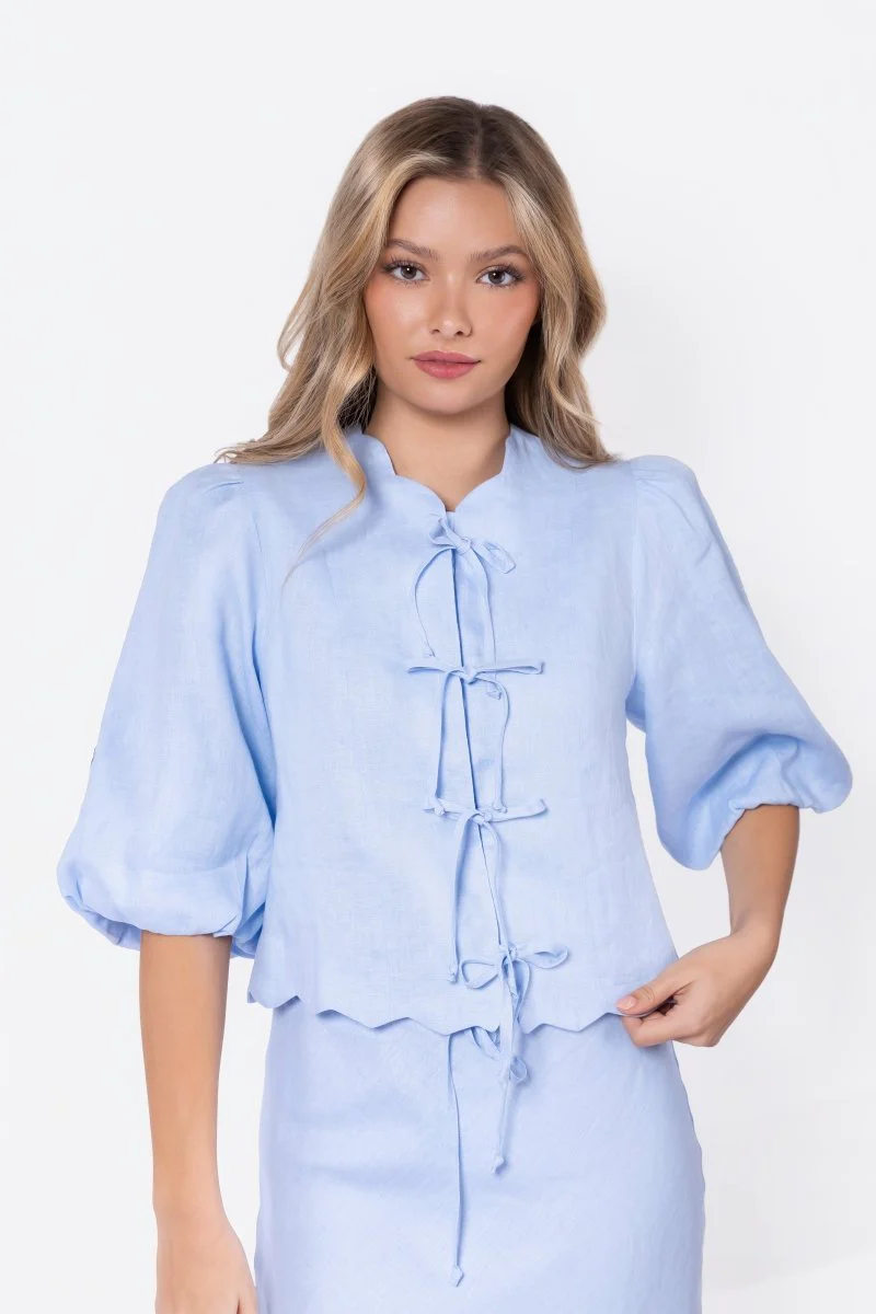 Molly Top (Light Blue) - Image 3