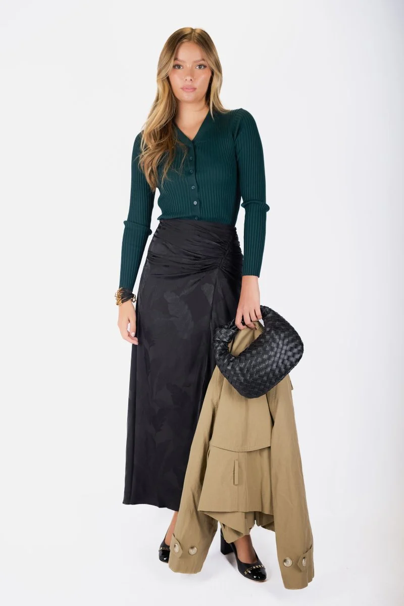 Moss Cardigan (Dark Green) - Image 2