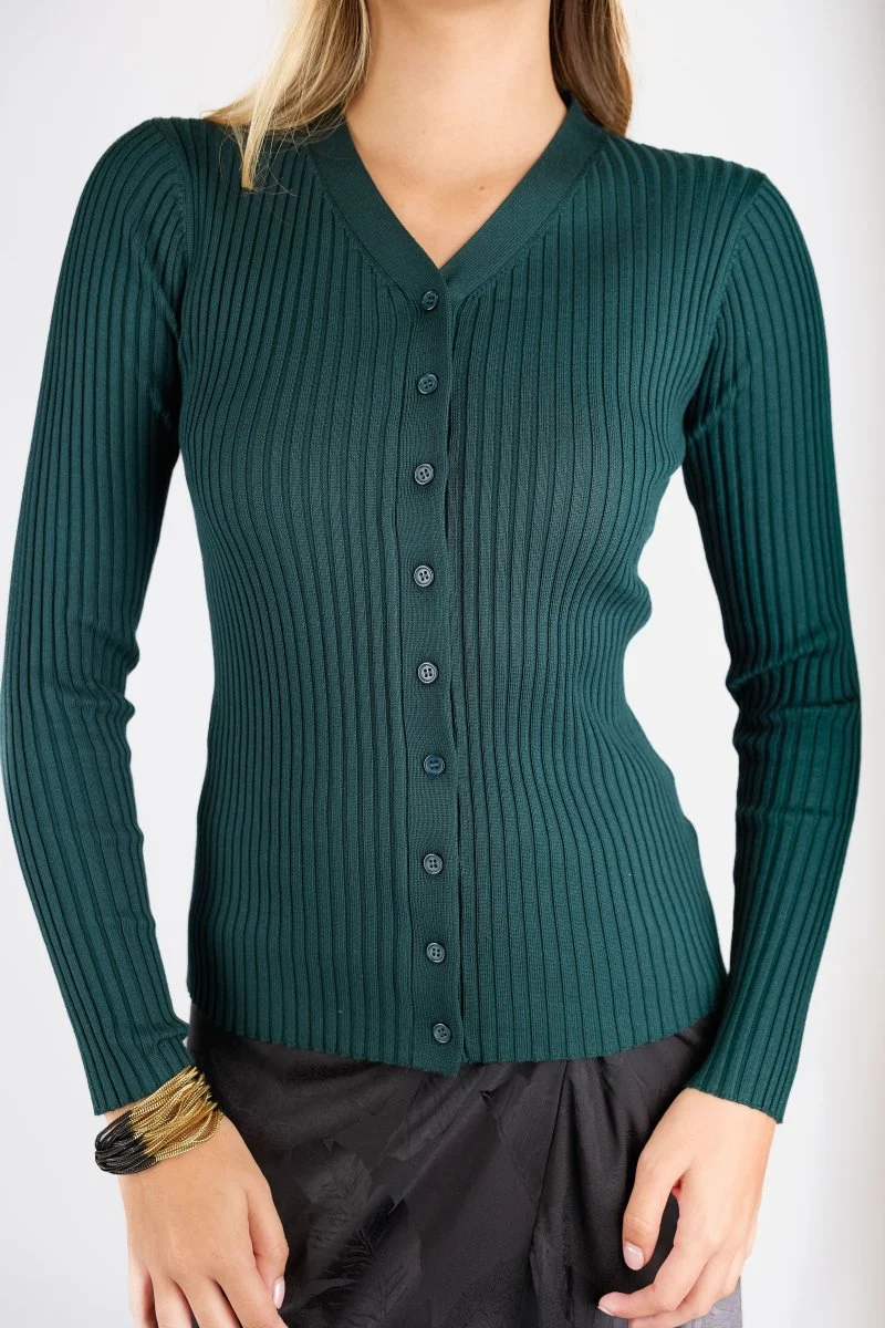 Moss Cardigan (Dark Green) - Image 5