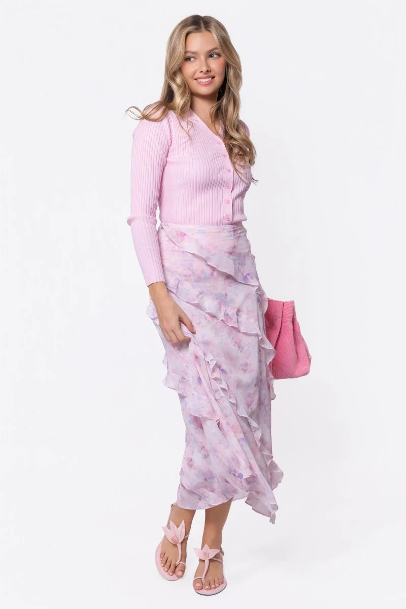 Moss Cardigan (Light Pink) - Image 2