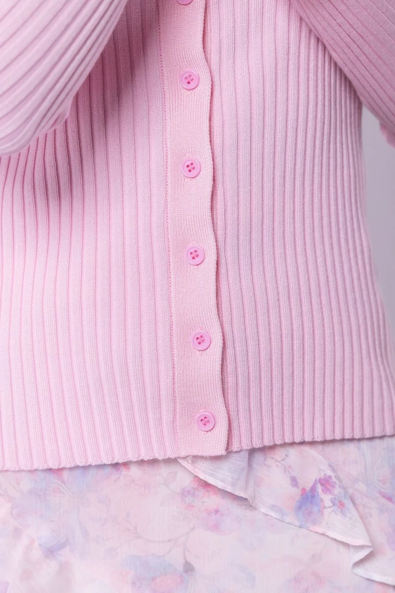 Moss Cardigan (Light Pink) - Image 7