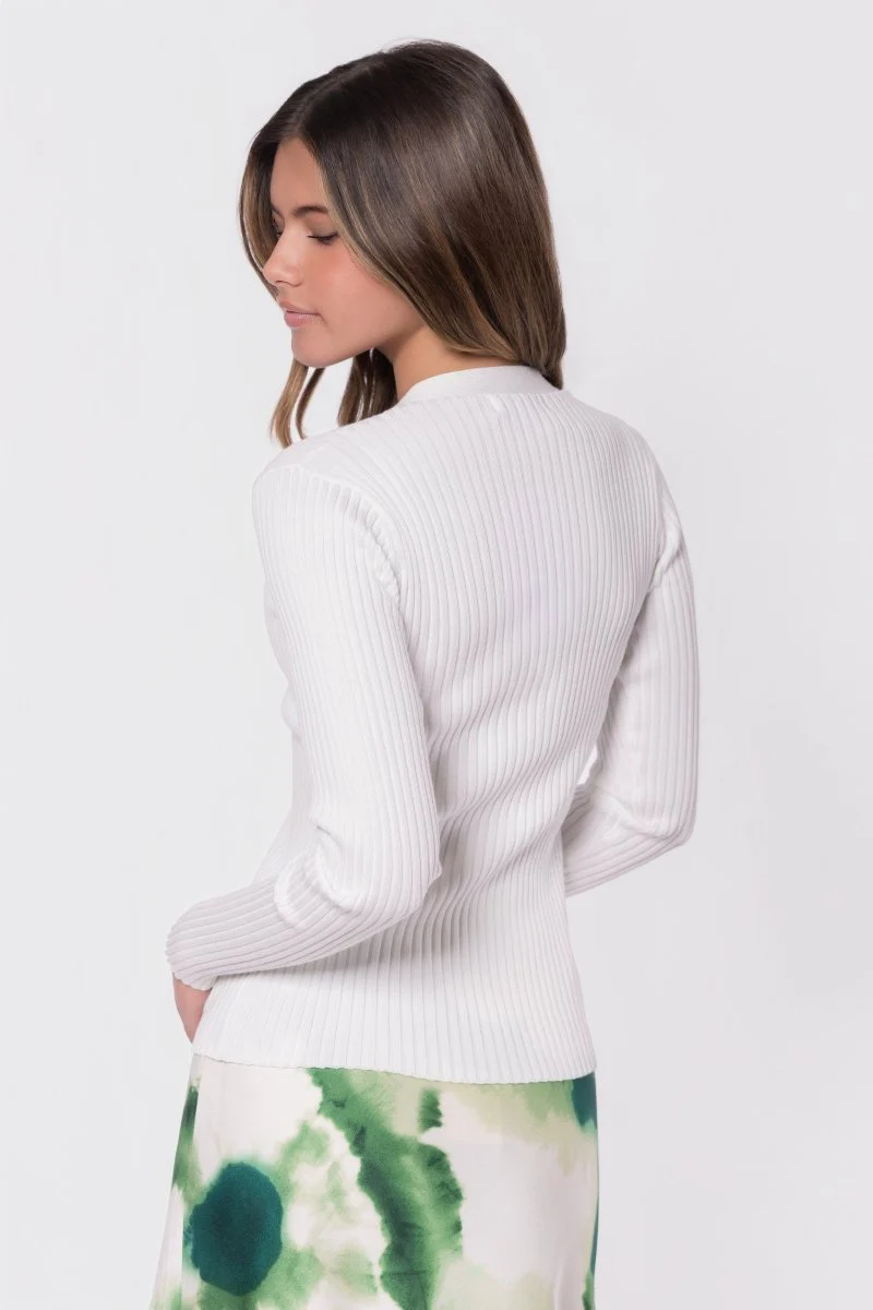 Moss Cardigan (White) - Image 4