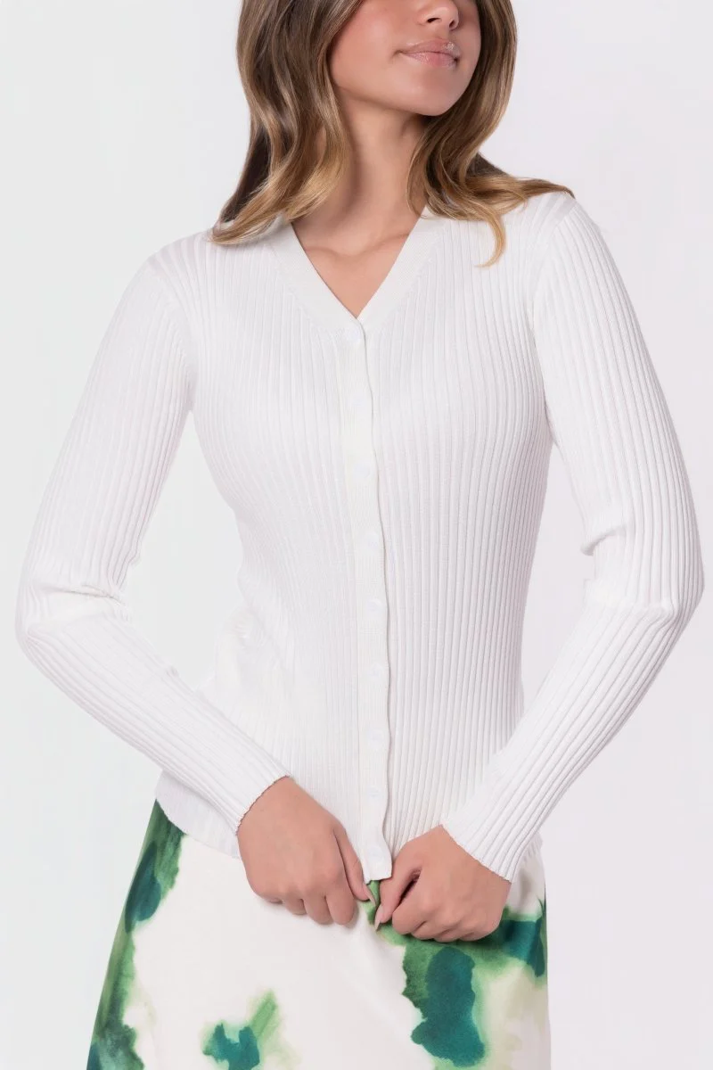 Moss Cardigan (White) - Image 5