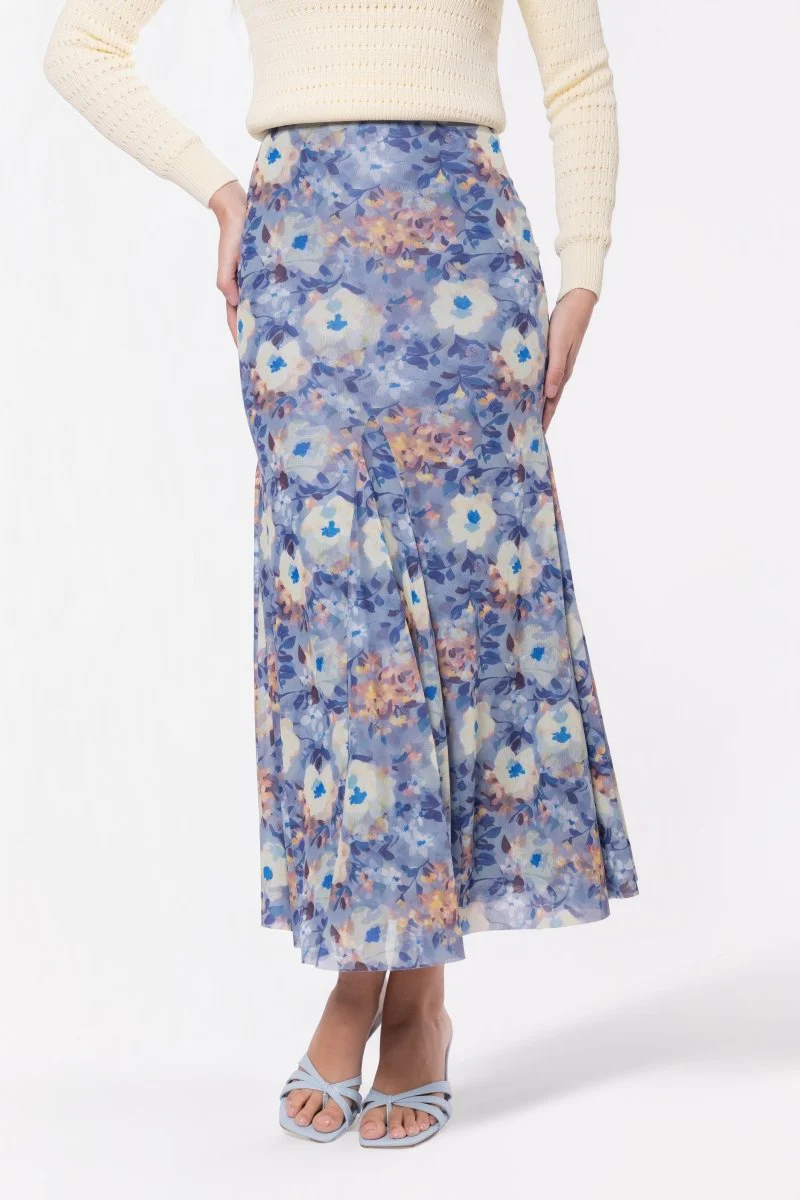 Natalia Skirt (Blue/Yellow) - Image 2