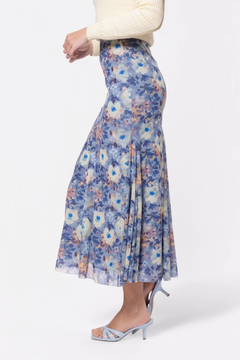 Natalia Skirt (Blue/Yellow) - Image 3