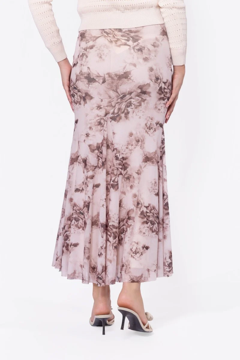 Natalia Skirt (Brown Flower) - Image 4