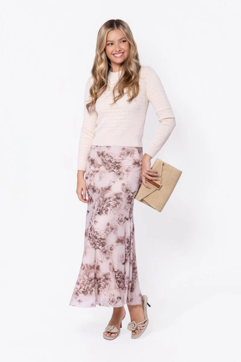 Natalia Skirt (Brown Flower) - Image 7