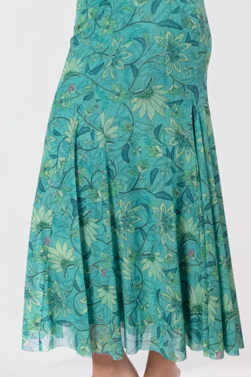 Natalia Skirt (Green Pattern) - Image 5