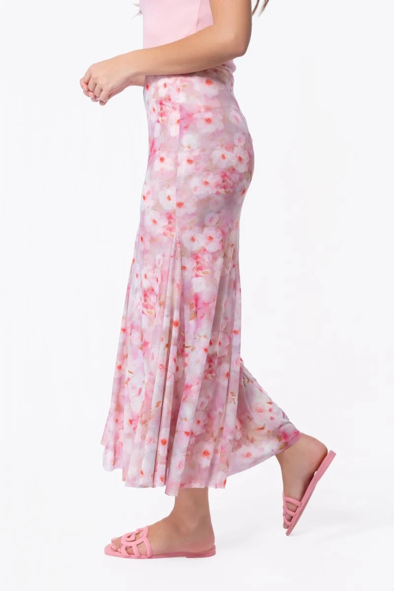 Natalia Skirt (Pink Flower) - Image 3