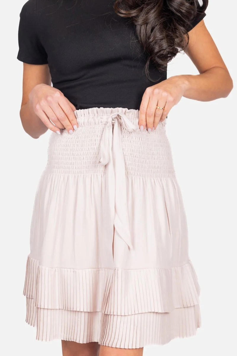 Nina Skirt 20" (Khaki) - Image 3