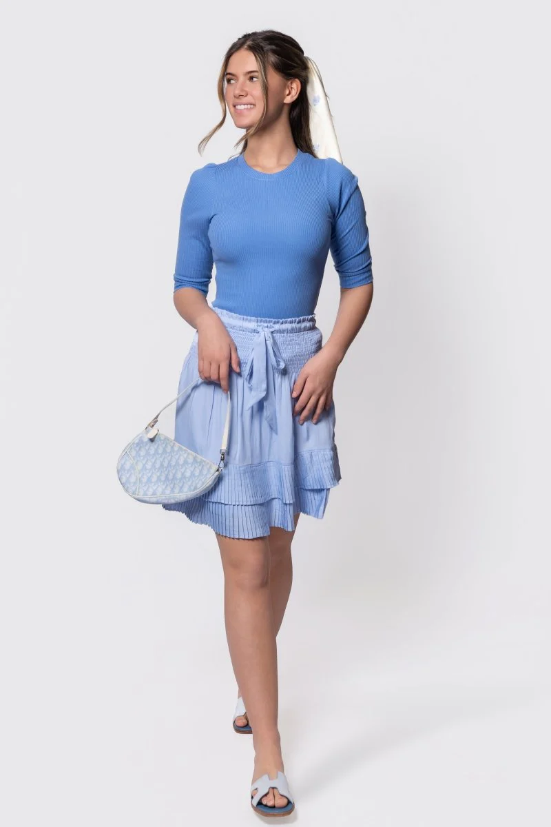 Nina Skirt 20" (Light Blue)