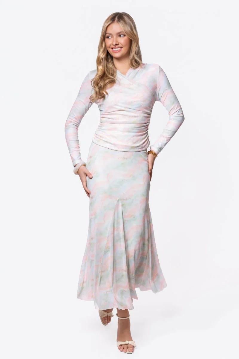 Noa Top (Pink Green) - Image 2