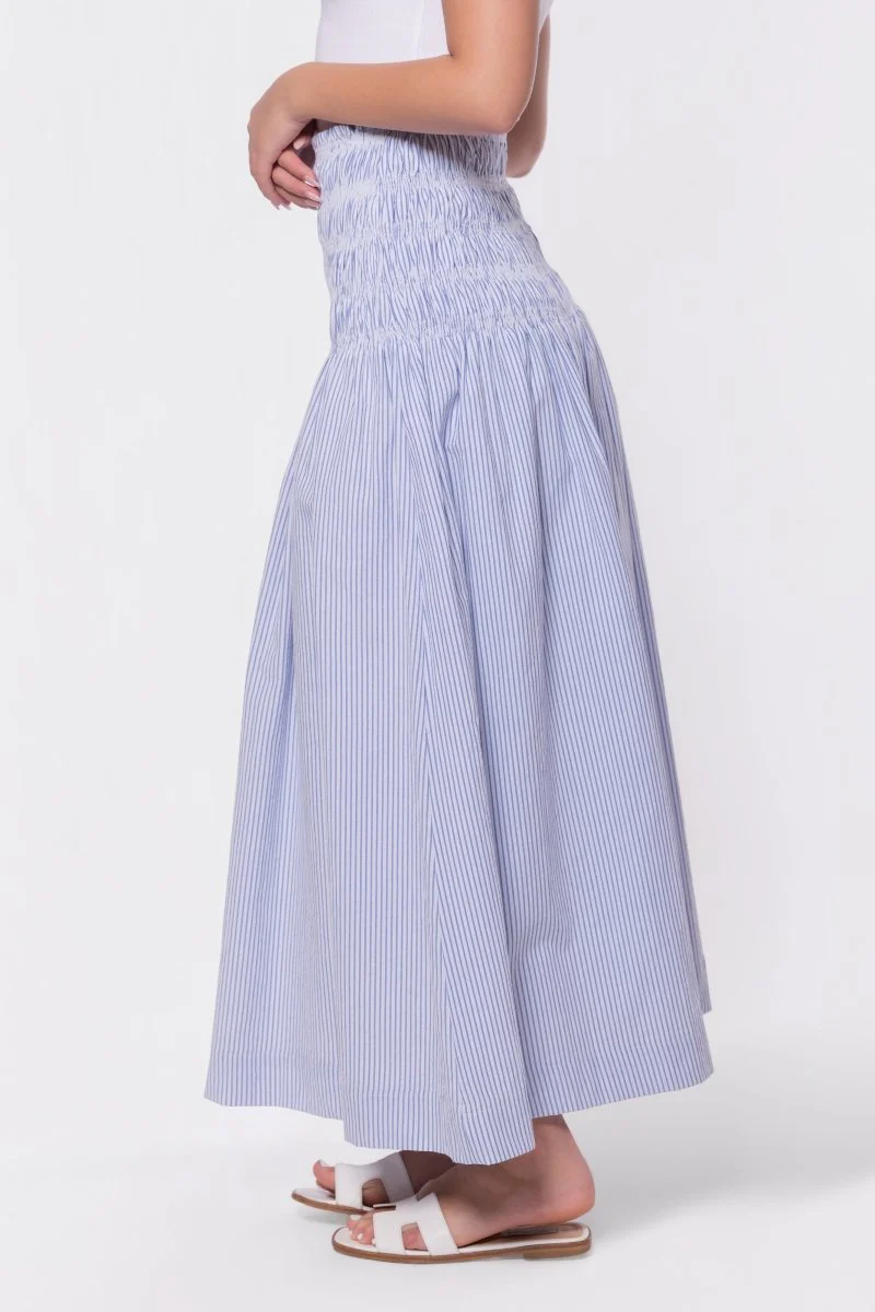 Noelle Skirt (Blue Stripe) - Image 3