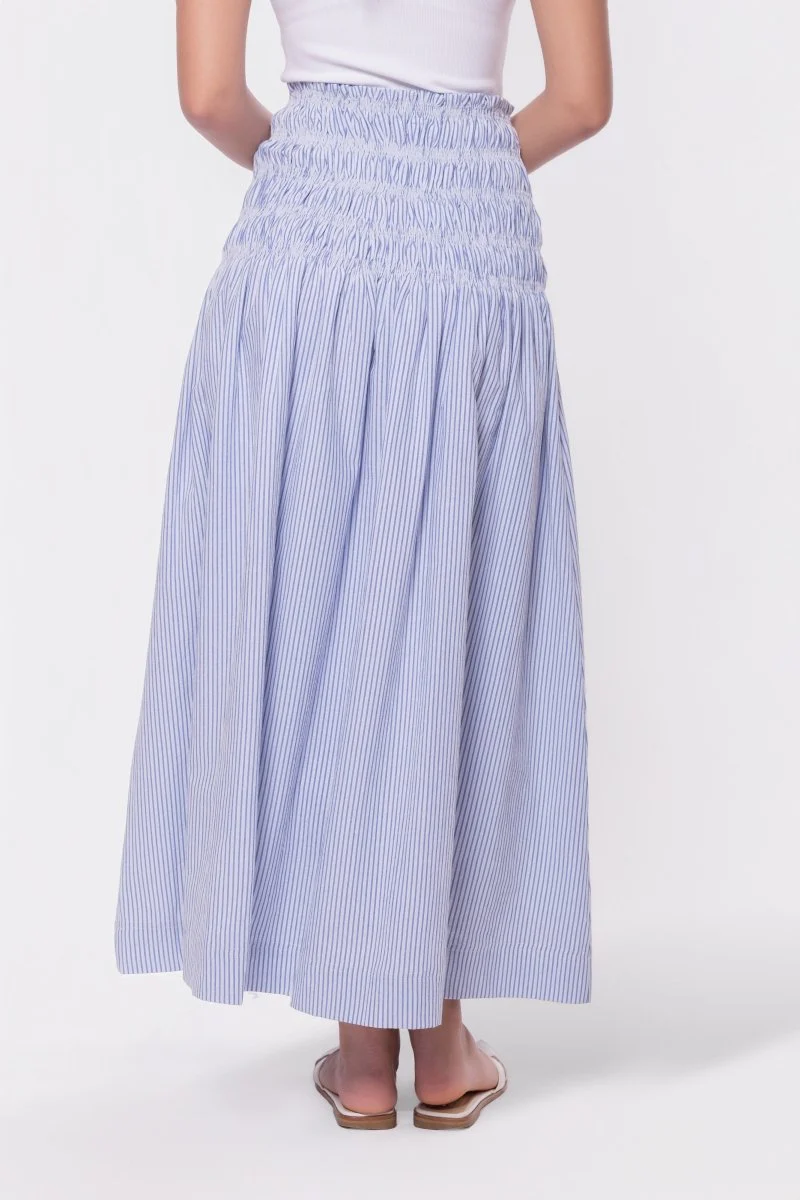 Noelle Skirt (Blue Stripe) - Image 4