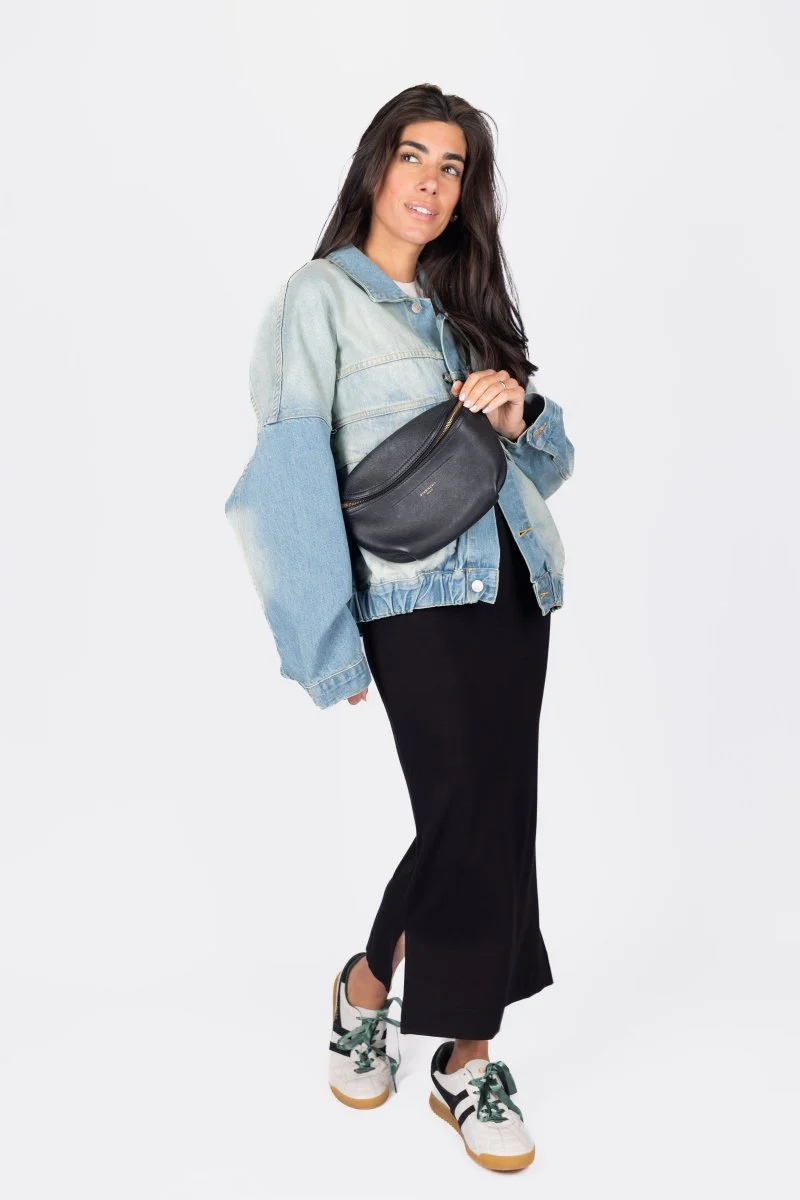 Oversized Denim Jacket (Blue) - Image 11