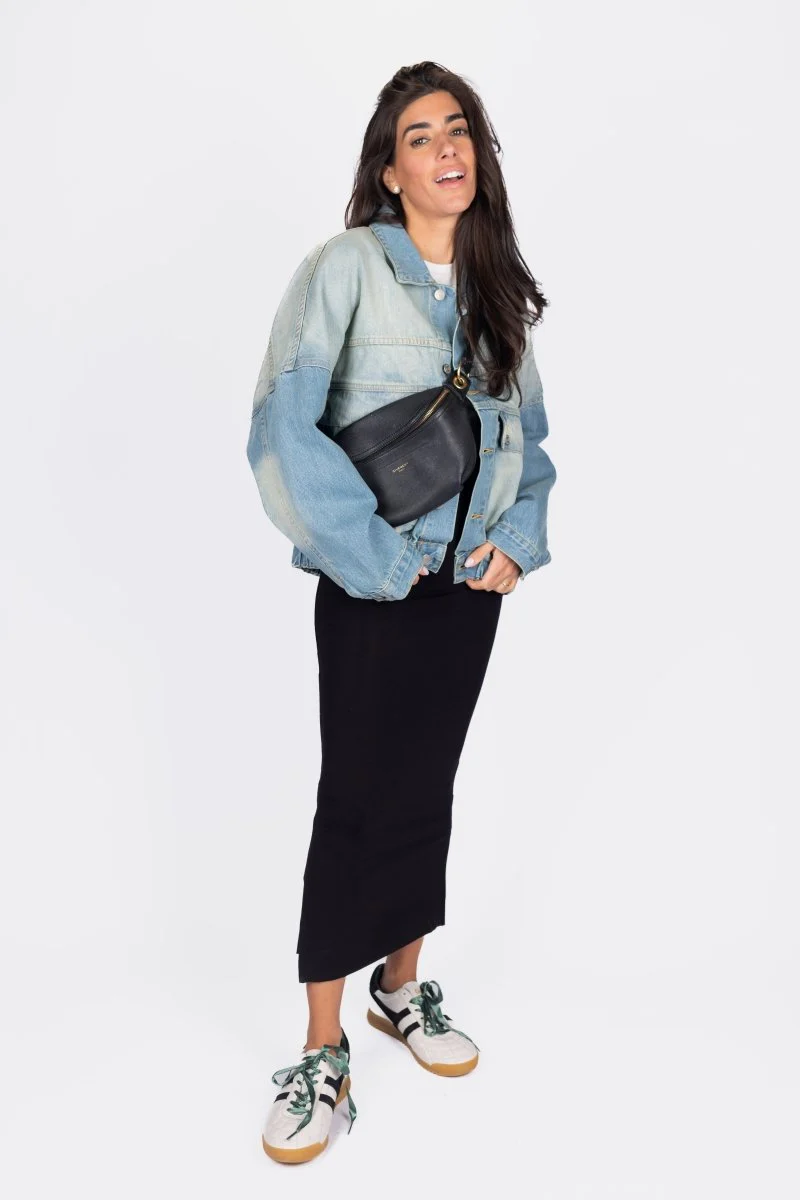 Oversized Denim Jacket (Blue) - Image 9