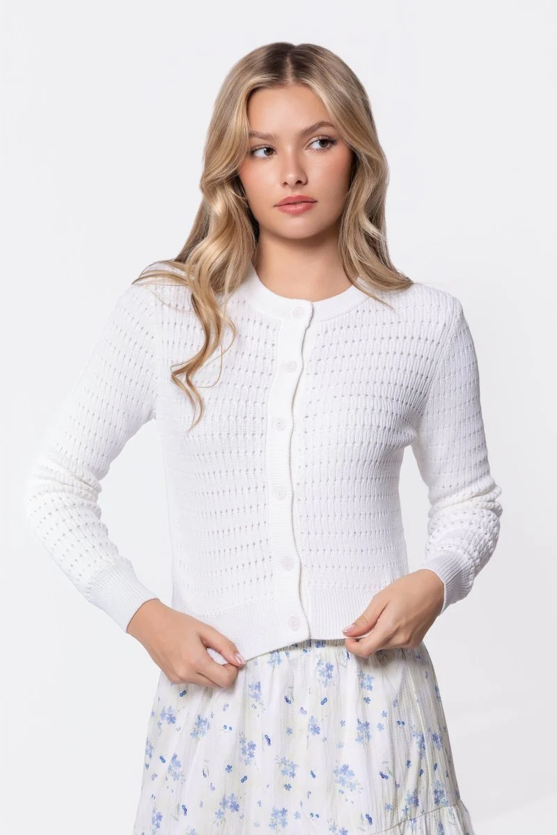 Paige Cardigan (White)