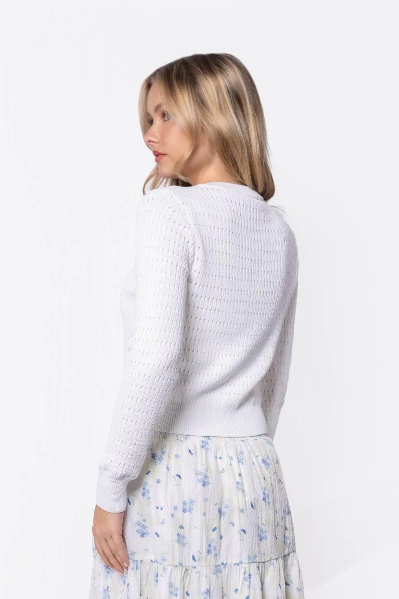 Paige Cardigan (White) - Image 5
